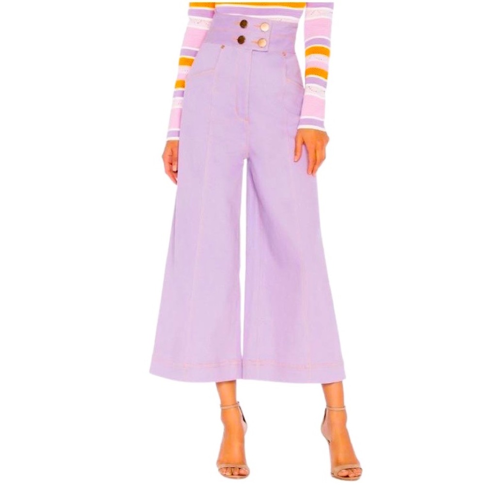 Alice McCall Lavender Unconditional Flare Jeans Size 4 Revolve RARE